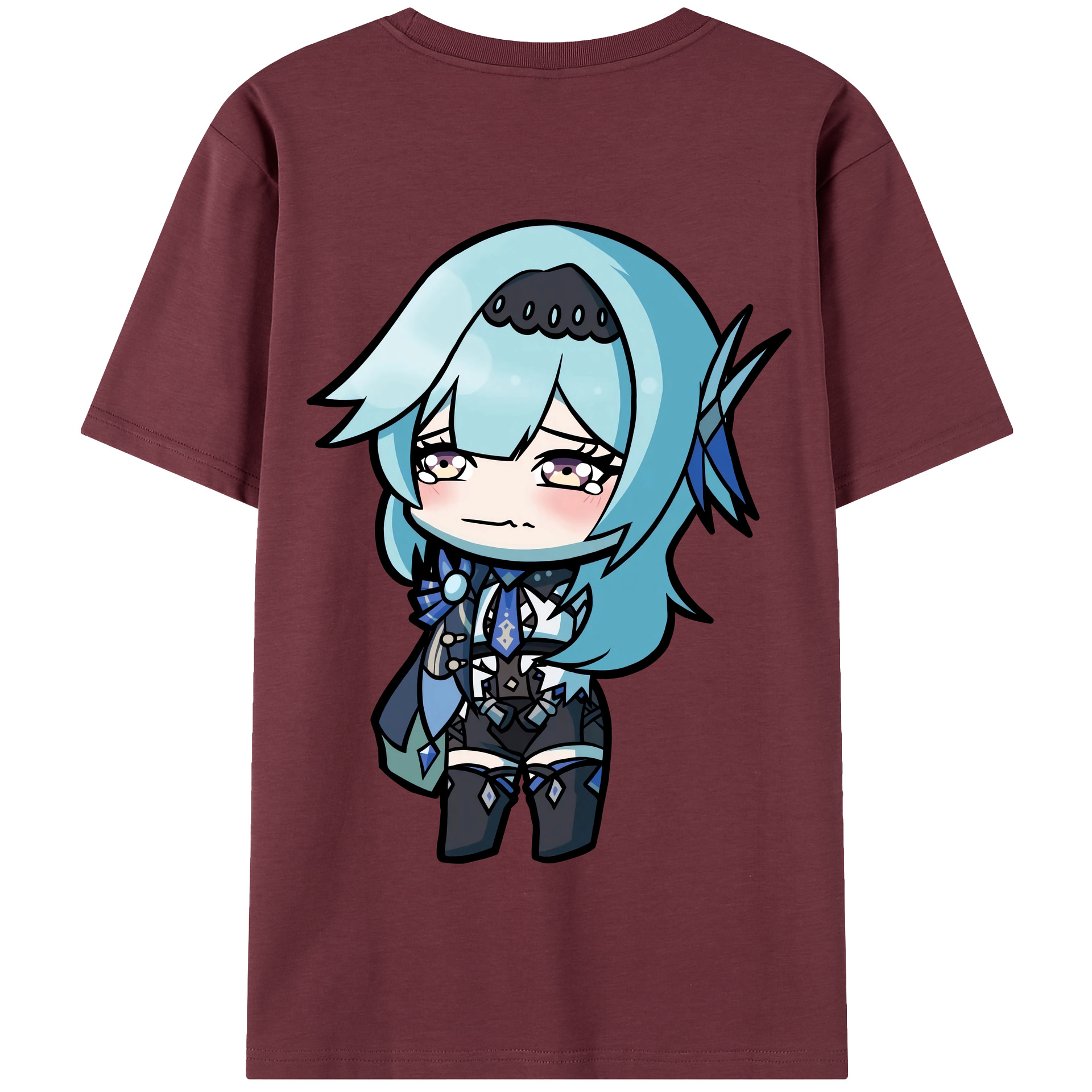 げんし神 优菈 ゆうら genshin Yūra 綿100％半袖Tシャツ（背面プリント）